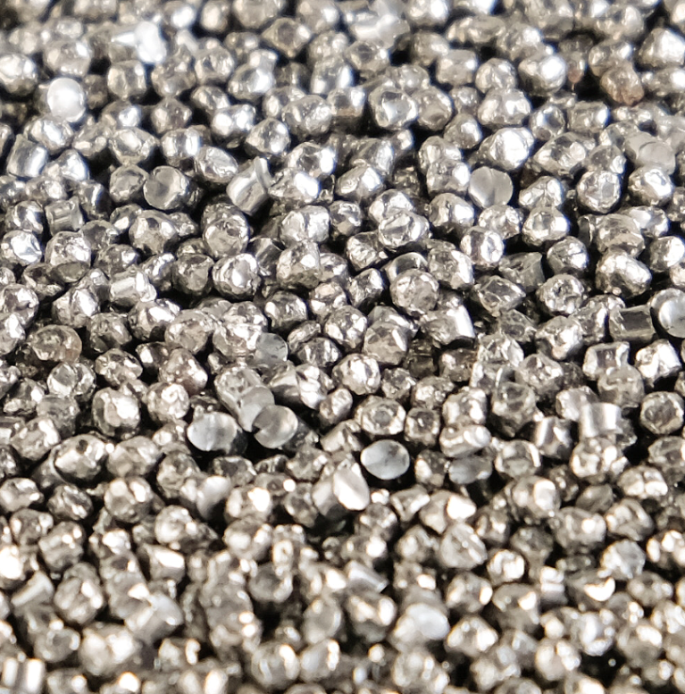 Grinding cutting shot