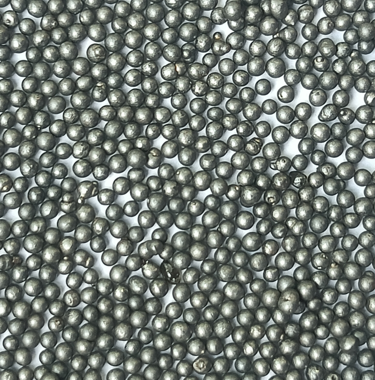 Low carbon steel shot